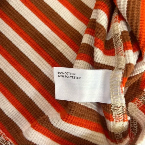 Duluth Trading Co Red and White Striped Long Sleeve Shirt - Picture 6 of 6